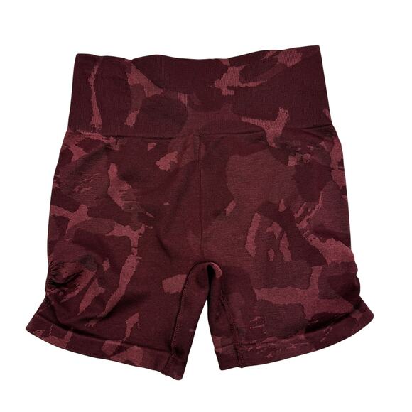 Gymshark Adapt Camo Seamless Stretch Athletic Workout Bike Shorts Women's Small - Picture 2 of 6